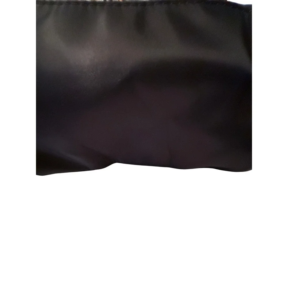Co-Lab Black Nylon Backpack Silver Hardware‎ Top Handle Travel Bag Chic Traveler